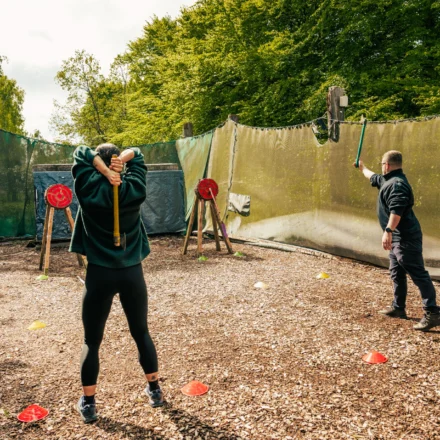 Axe Throwing at Hunters Quay Holiday Village