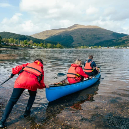 Canoe with a View at Drimsynie Estate Holiday Village