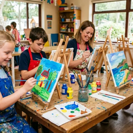 Canvas Painting at Solway Holiday Park