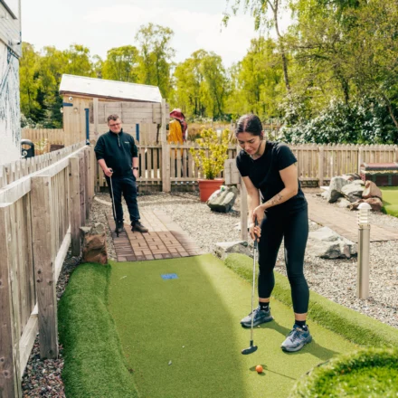 Crazy Golf at Hunters Quay Holiday Village