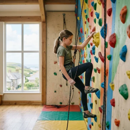 Climbing Wall at Solway Holiday Park