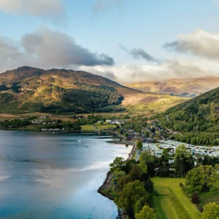 View of Drimsynie Estate