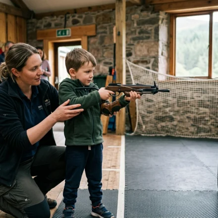 Mini Crossbows Adventure at Drimsynie Estate Holiday Village