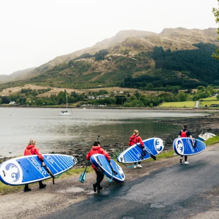Paddleboarding at Drimsynie House Hotel