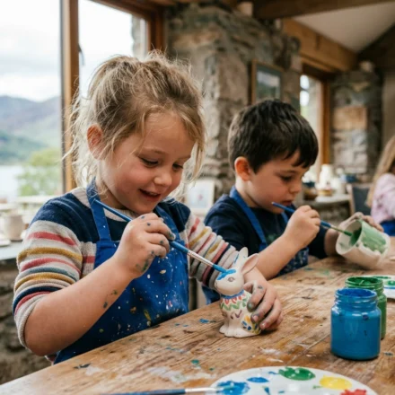 Pottery at Drimsynie Estate Holiday Village