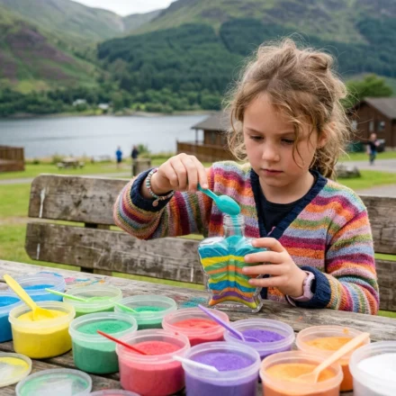 Sand Art at Drimsynie House Hotel