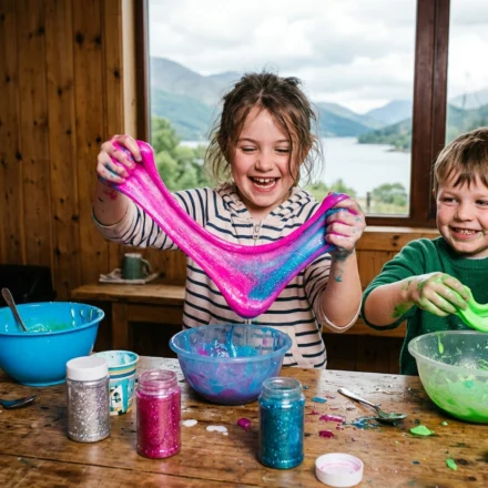 Slime Making at Drimsynie Estate Holiday Village