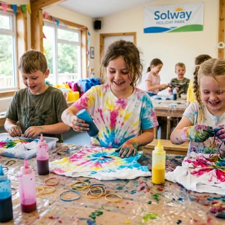Tie Dye at Solway Holiday Park